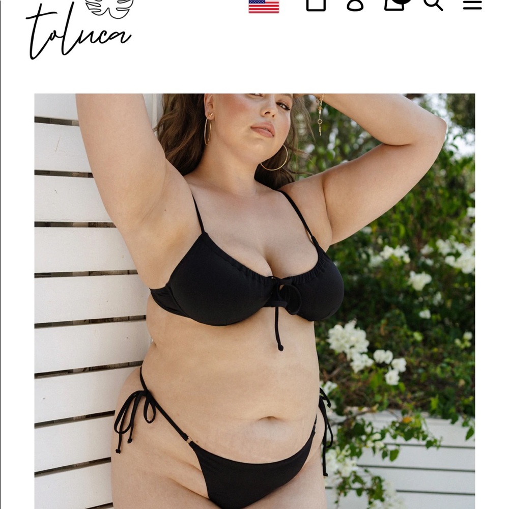 Toluca swimsuit bottoms black